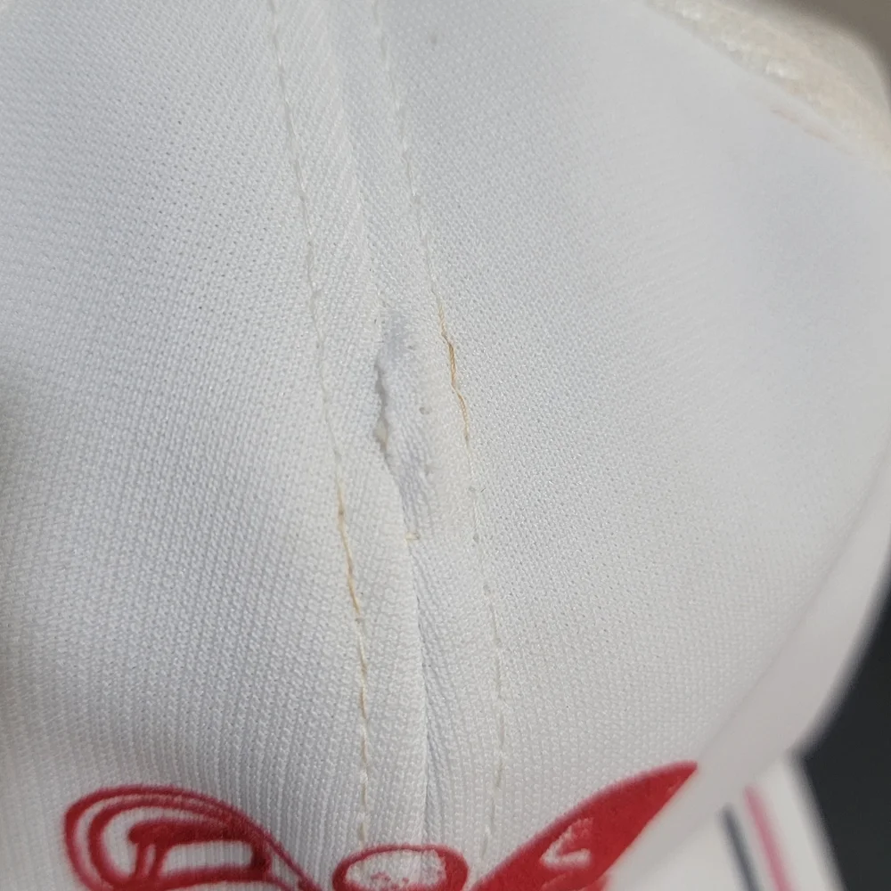 Vintage Ya Golf Country Club White Mesh / Red Rope Snapback Adjustable Hat Men's